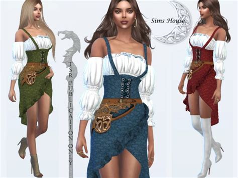 Level Up Your Sims' Style Game with Toni Dress CC for Magic Users
